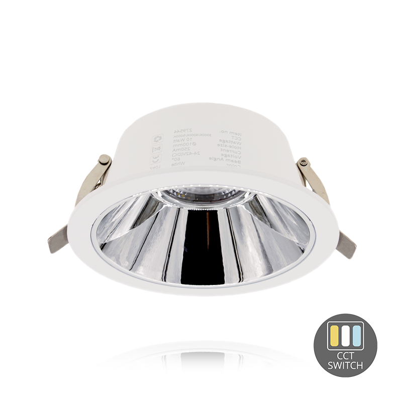 LED Downlight Kerber - TriColor - 16 Watt - Zaagmaat 130 -140MM - Wit - Outledtl.nl